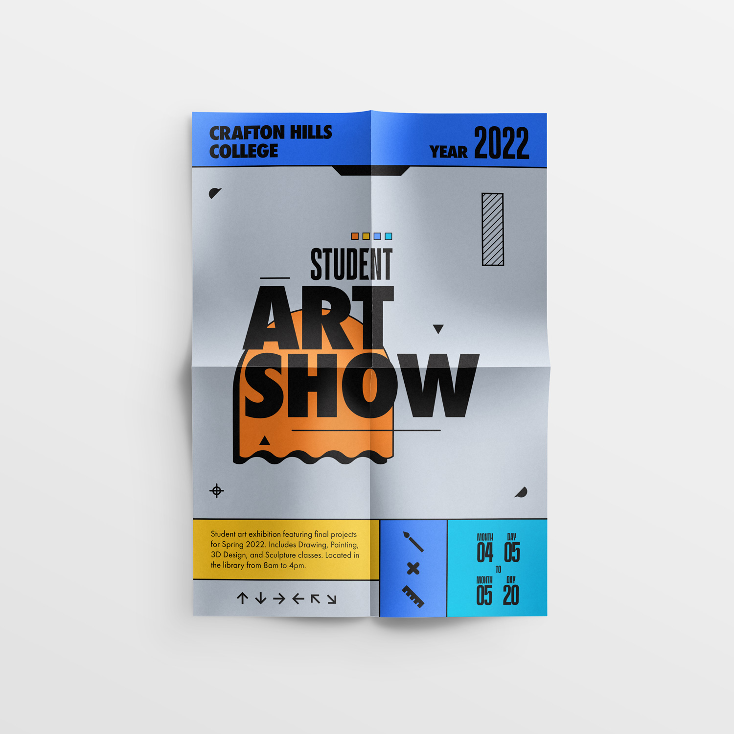 flyer graphic of the billboard art show