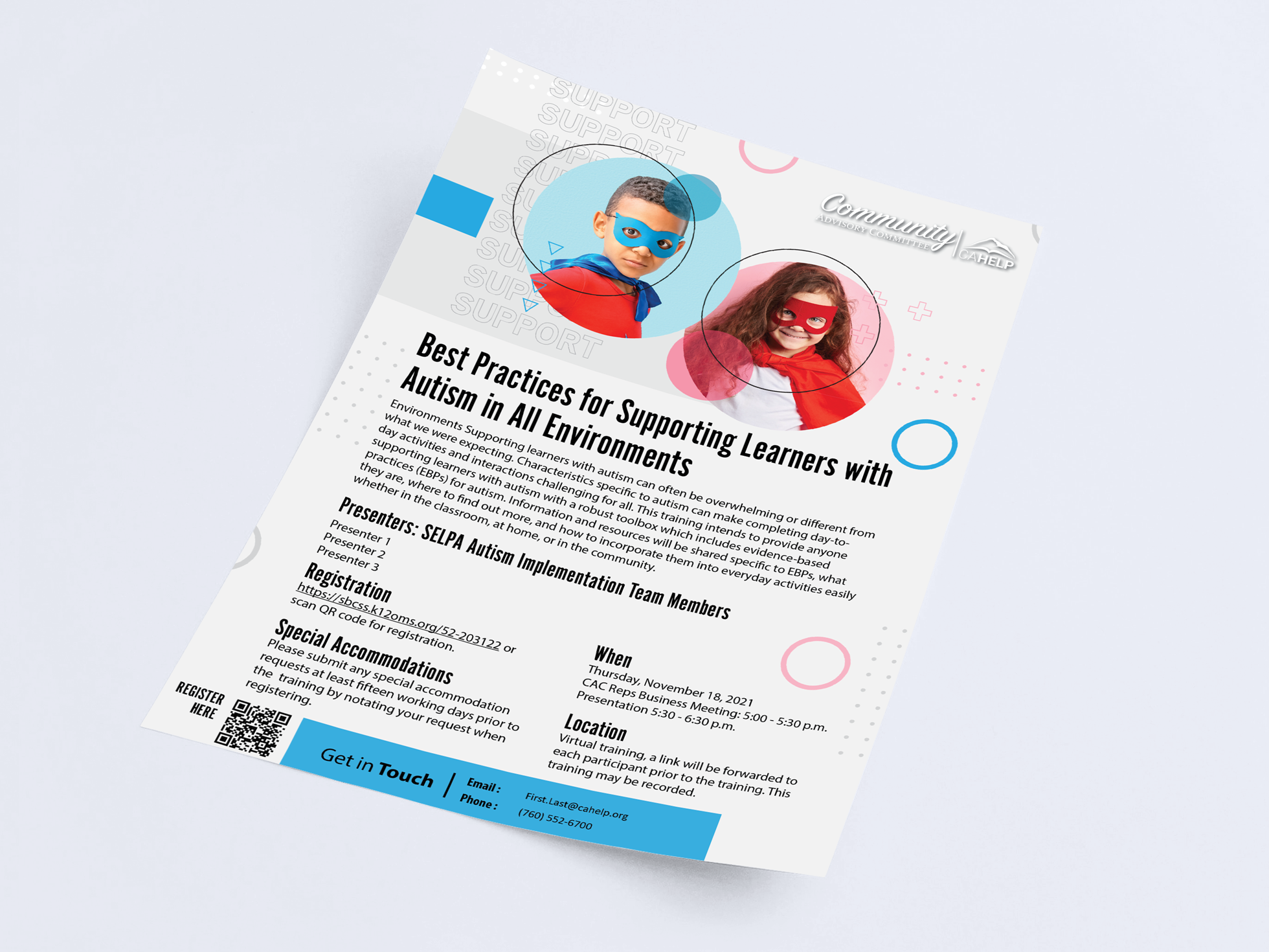 First flyer that was superhero themed